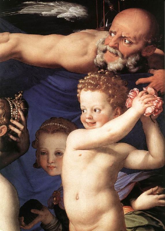 BRONZINO, Agnolo Venus, Cupide and the Time (detail) fdg France oil painting art
